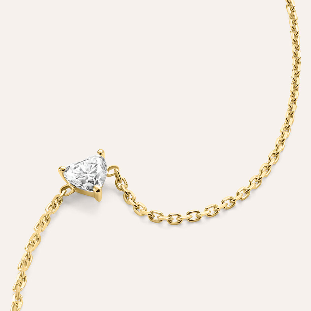 Bracciale Punto Luce Claire Oro Giallo Cubic Zirconia - Bracciali Amicizia Donna | Stroili