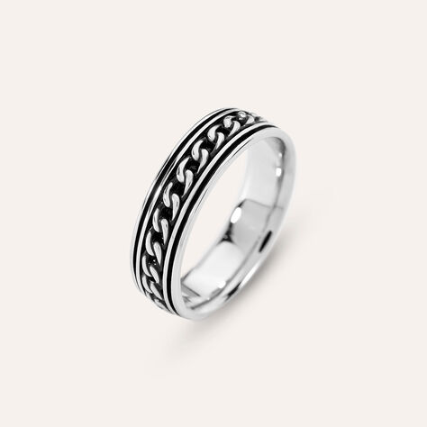 Anello Fantasia Gentleman Argento Rodiato - Anelli Uomo | Stroili