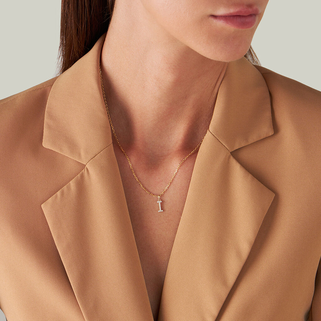 Pendente Poème Oro Giallo Cubic Zirconia - Ciondoli Donna | Stroili