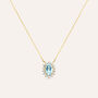 Collana Amélie Oro Giallo Topazio Cubic Zirconia