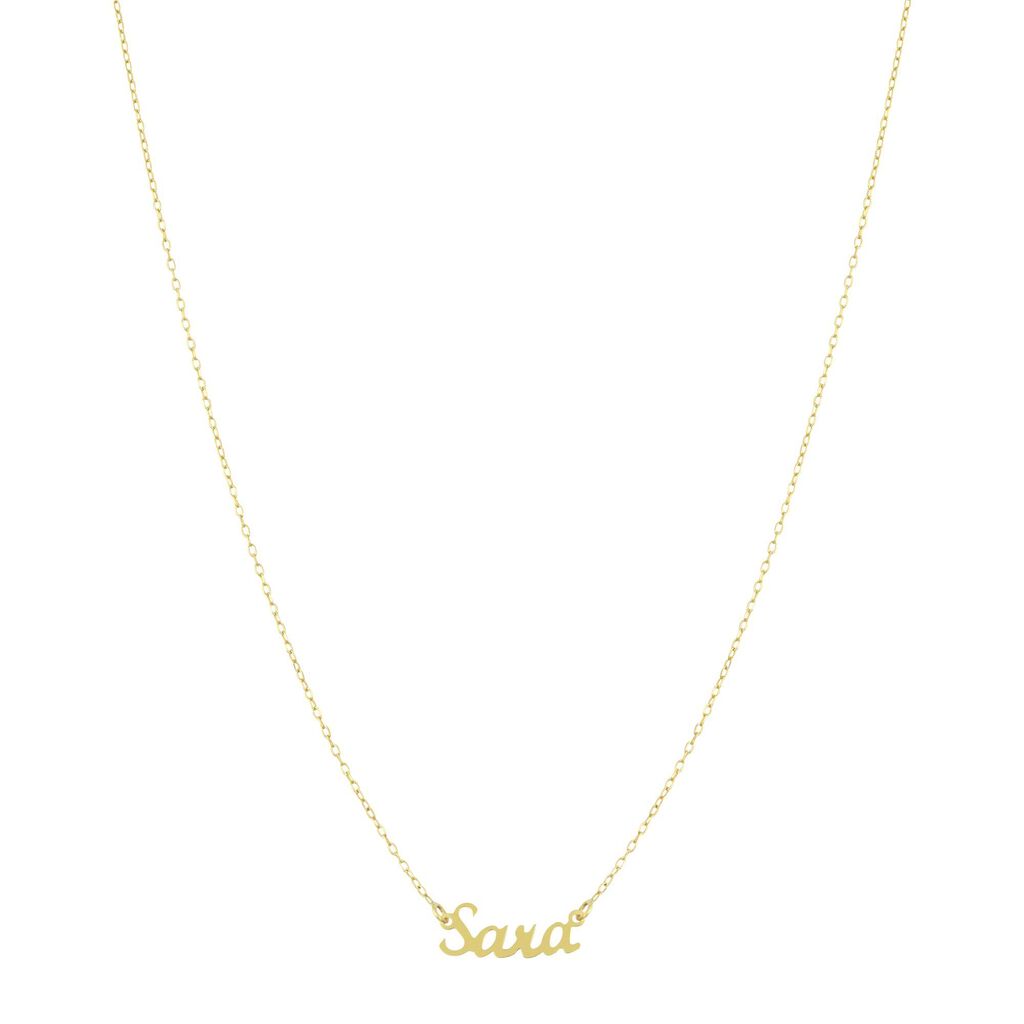 Collana Name Oro Giallo
