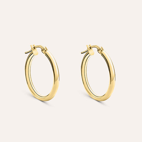 Orecchini A Cerchio Gold Essence Oro Giallo - Orecchini a Cerchio Donna | Stroili