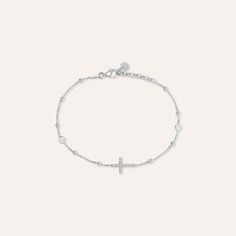 Bracciale Rosario Silver Soul Argento Rodiato Cubic Zirconia - Bracciali con Rosario Donna | Stroili