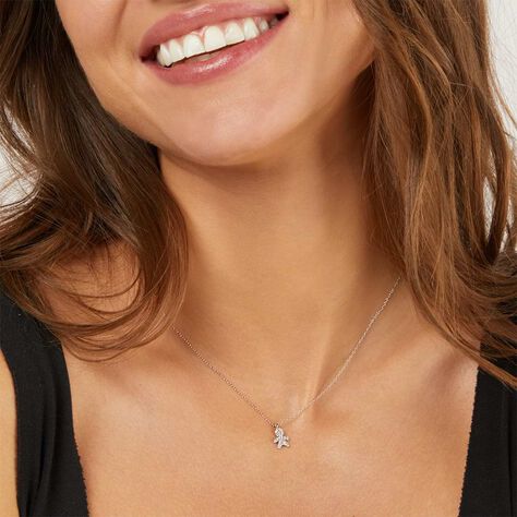 Collana Claire Oro Bianco Cubic Zirconia - Collane Donna | Stroili