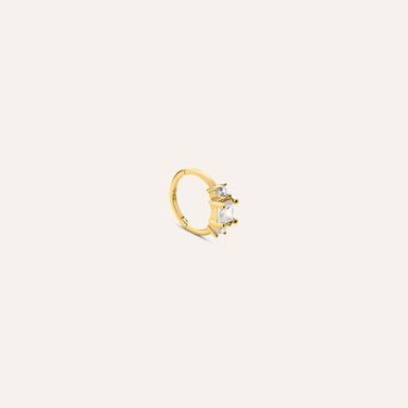 Piercing Orecchio Helix Bon Ton Oro Giallo Cubic Zirconia