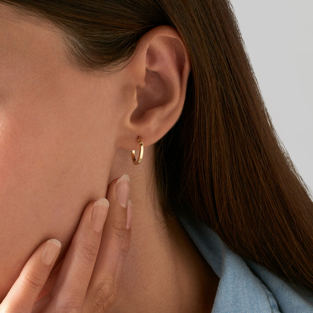 Orecchini A Cerchio Toujours Oro Giallo - Orecchini a Cerchio Donna | Stroili