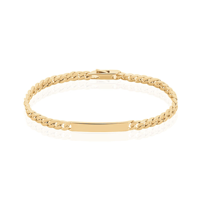 Bracciale Con Targhetta Golden Dream Placcato Oro Giallo - Bracciali con Incisione Donna | Stroili
