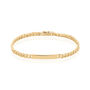 Bracciale Con Targhetta Golden Dream Placcato Oro Giallo