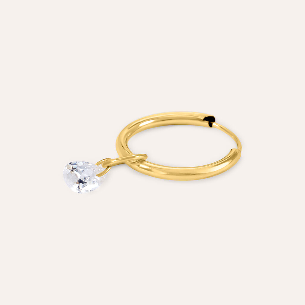 Charm Toujours Oro Giallo Cubic Zirconia