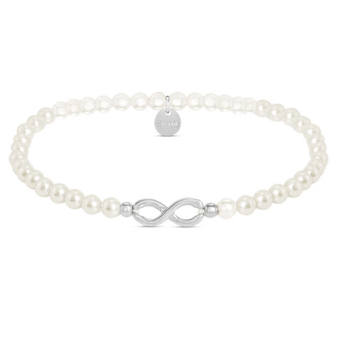 Bracciale Silver Pearls Argento Rodiato Perla sintentica - Bracciali Love Donna | Stroili