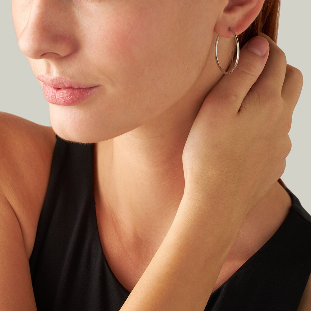 3Ct Taglio Rotondo Vero Moissanite 14K Placcato Oro Bianco - Foto 9