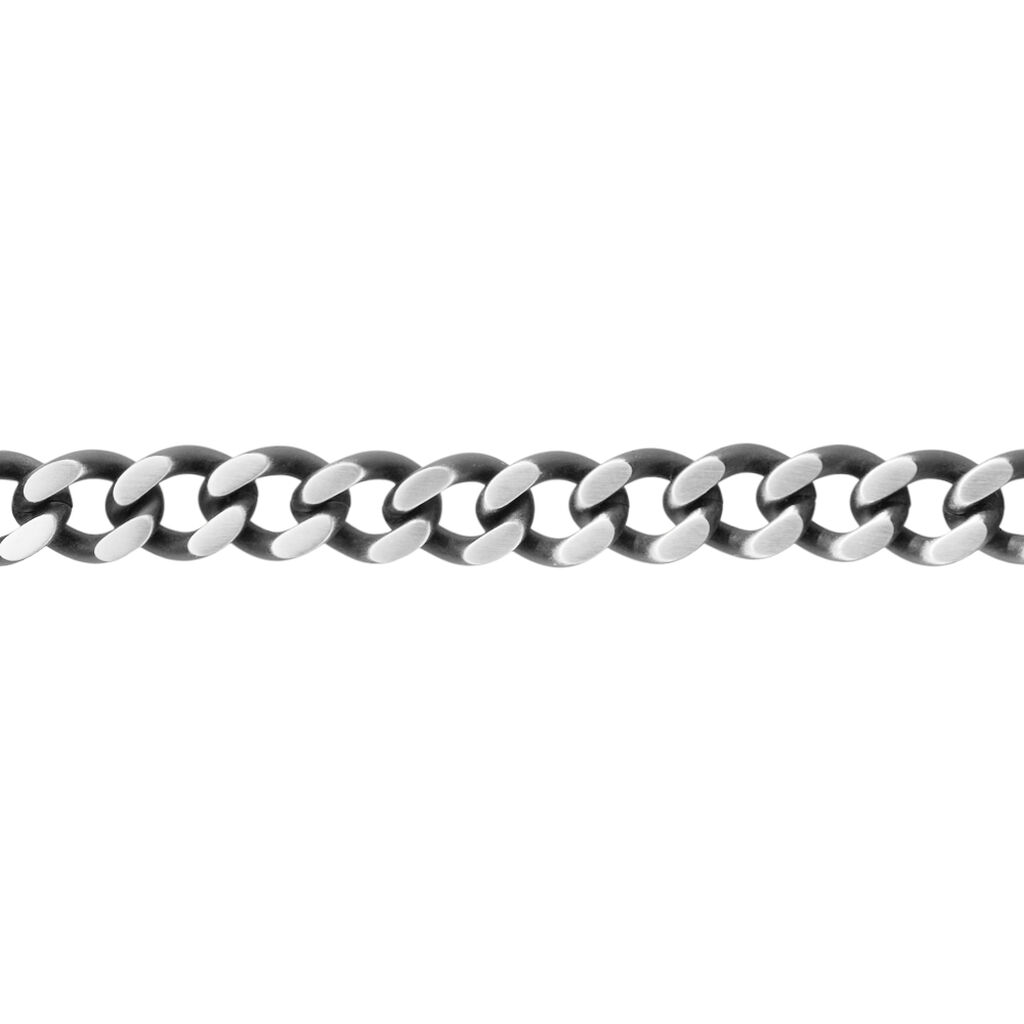 Bracciale Catena Man Code Acciaio Nero - Bracciali Uomo | Stroili