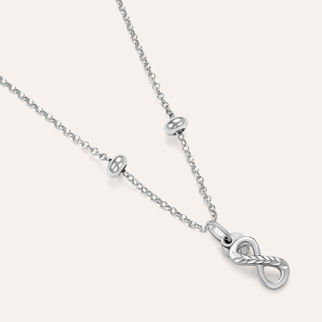 Pendente Love Beats Argento Rodiato