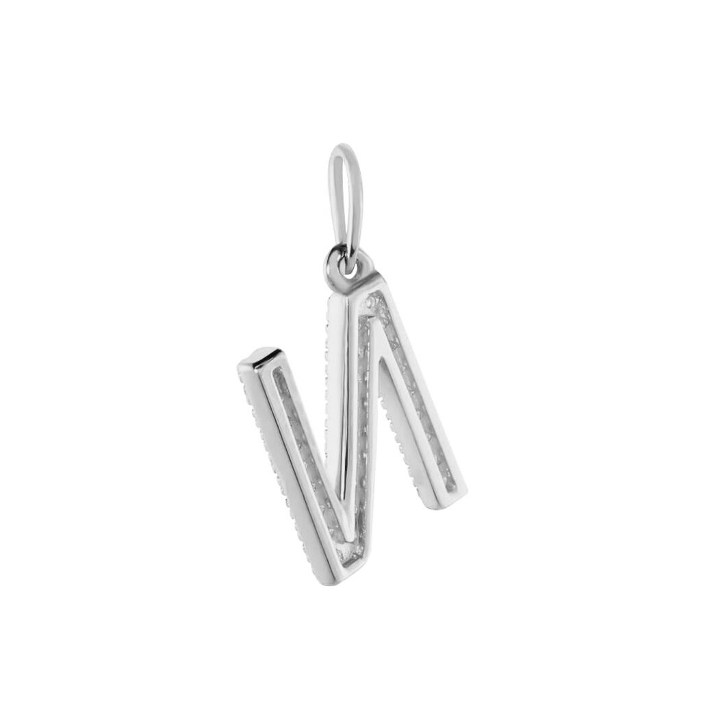 Pendente Poème Oro Bianco Cubic Zirconia - Ciondoli Donna | Stroili