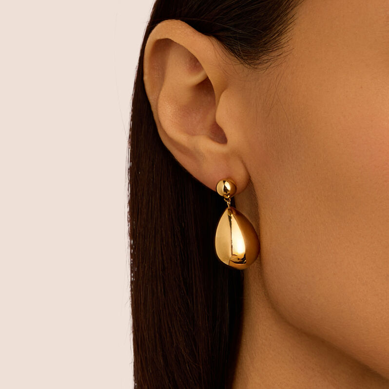 Orecchini Pendenti Radiance Acciaio Dorato - Orecchini Pendenti Donna | Stroili