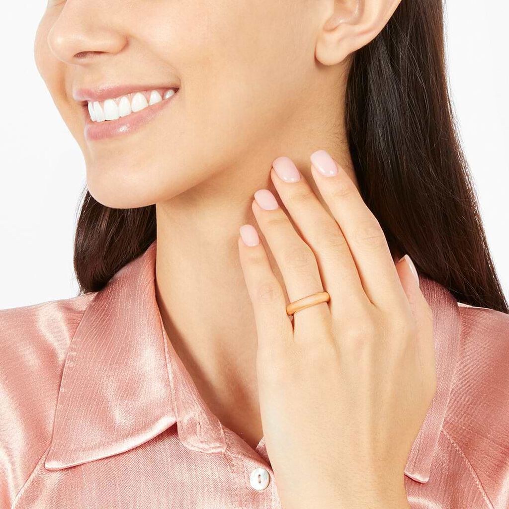 Fede Classica Leggera 5 mm Oro Rosa