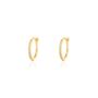 Orecchini A Cerchio Toujours Oro Giallo Cubic Zirconia