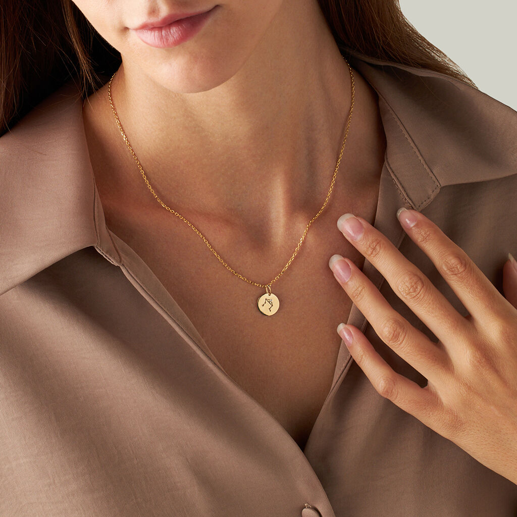 Pendente Poème Oro Giallo Cubic Zirconia - Ciondoli Donna | Stroili