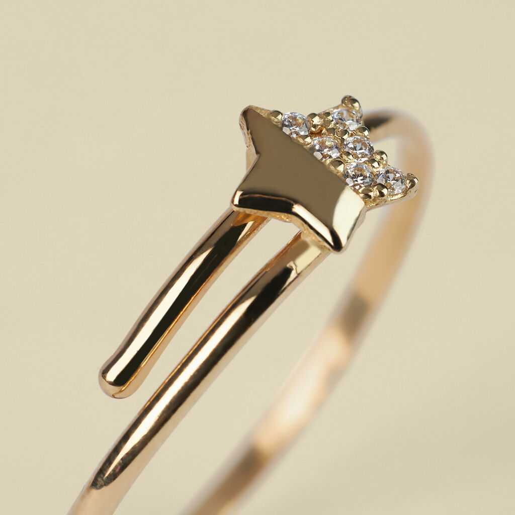 Anello Fantasia Mon Petit Oro Giallo Cubic Zirconia - Anelli con Pietre Bambino | Stroili