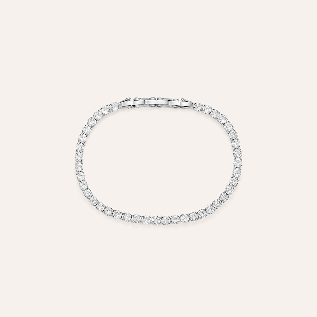 Bracciale Man Code Acciaio Cristallo - Bracciali Uomo | Stroili
