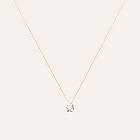 Collana Punto Luce Claire Oro Giallo Cubic Zirconia - Gioielli Donna | Stroili
