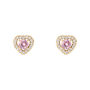 Orecchini Lobo Golden Dream Placcato Oro Giallo Cubic Zirconia