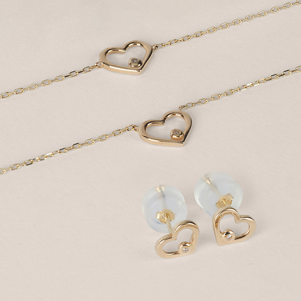 Collana Mon Petit Oro Giallo Diamante