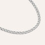 Bracciale Catena Gentleman Argento Rodiato
