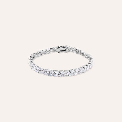Bracciale Tennis Silver Elegance Argento Rodiato Cubic Zirconia - Gioielli Donna | Stroili