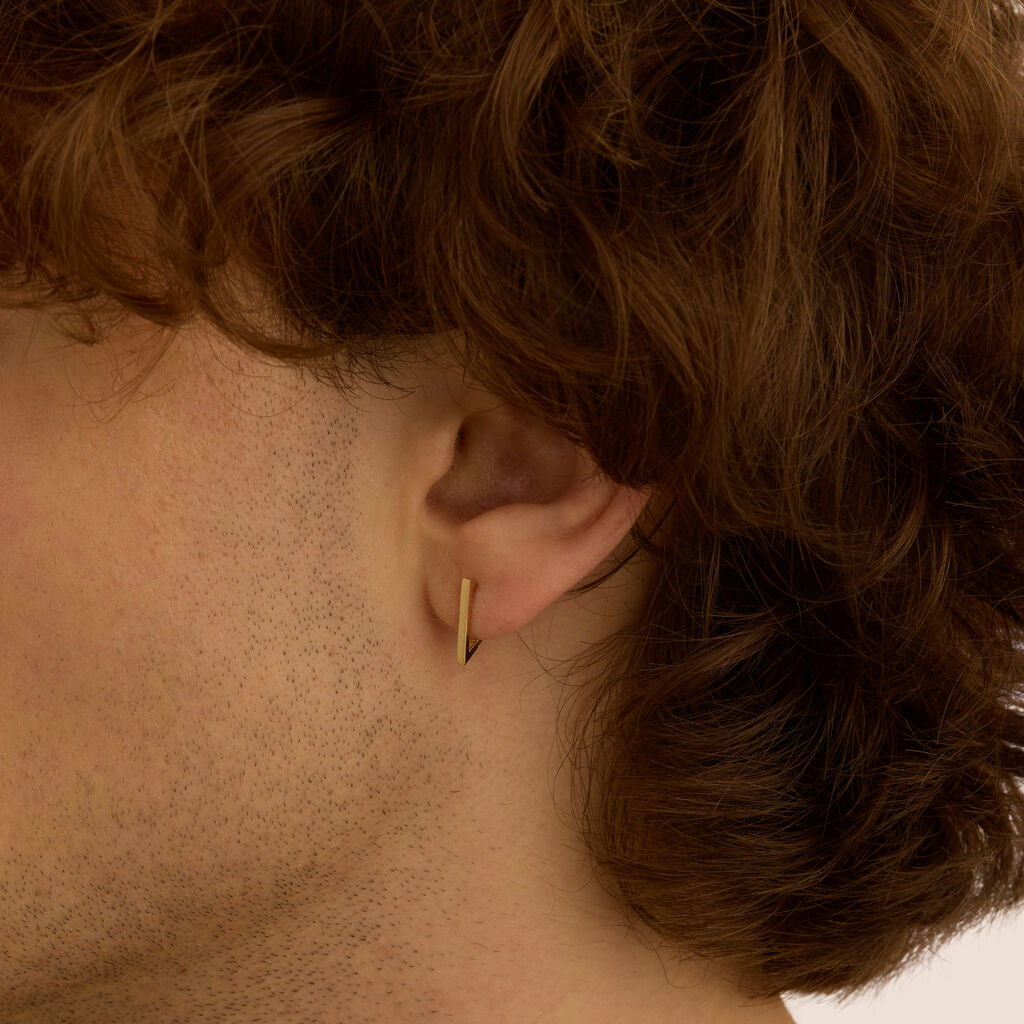 Mono Orecchino A Cerchio L'homme Or Oro Giallo