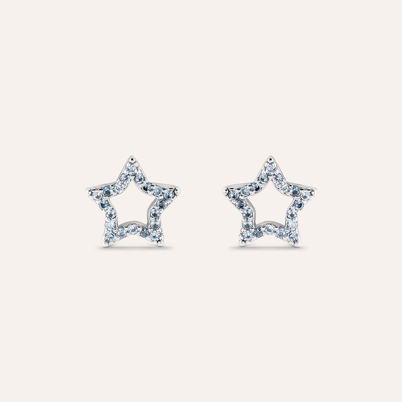 Orecchini Lobo Silver Rainbow Argento Rodiato Cubic Zirconia - Orecchini a Lobo Donna | Stroili