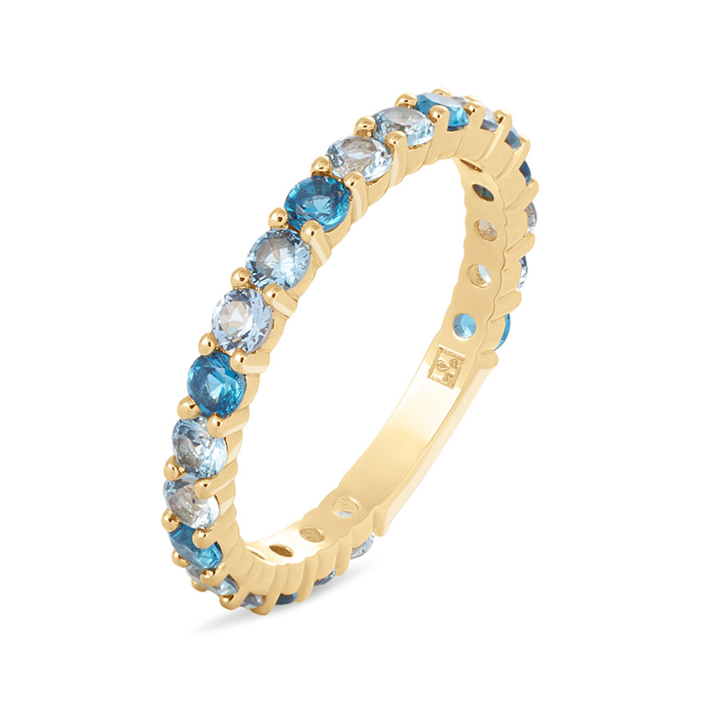 Anello Eternity Golden Dream Placcato Oro Giallo Cubic Zirconia - Anelli Eternity Donna | Stroili