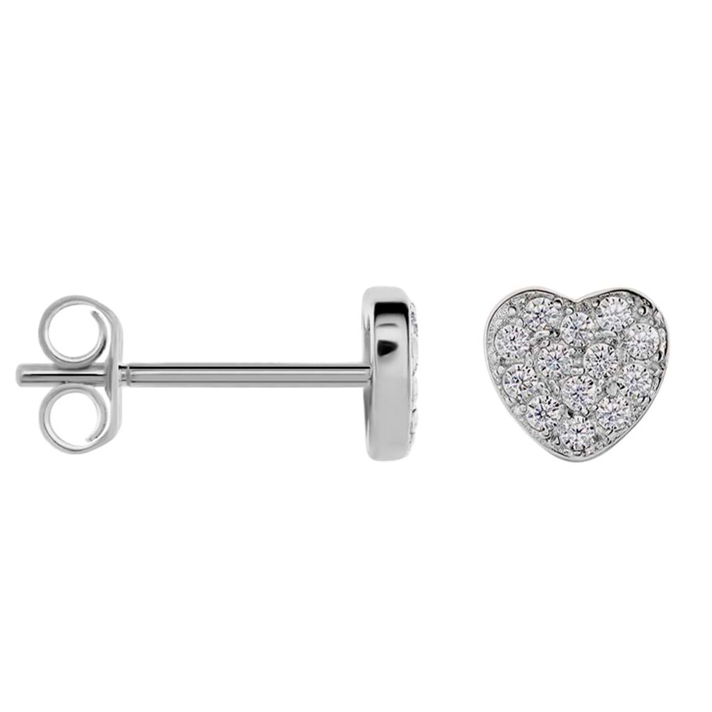Orecchini Lobo Silver Moments Argento Rodiato Cubic Zirconia - Orecchini a Lobo Donna | Stroili