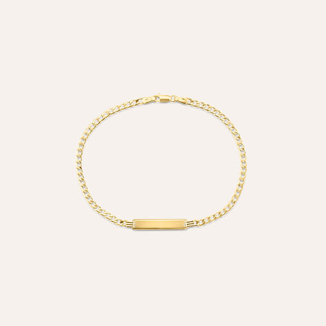 Bracciale Con Targhetta Oro Uomo Oro Giallo - Bracciali Uomo | Stroili