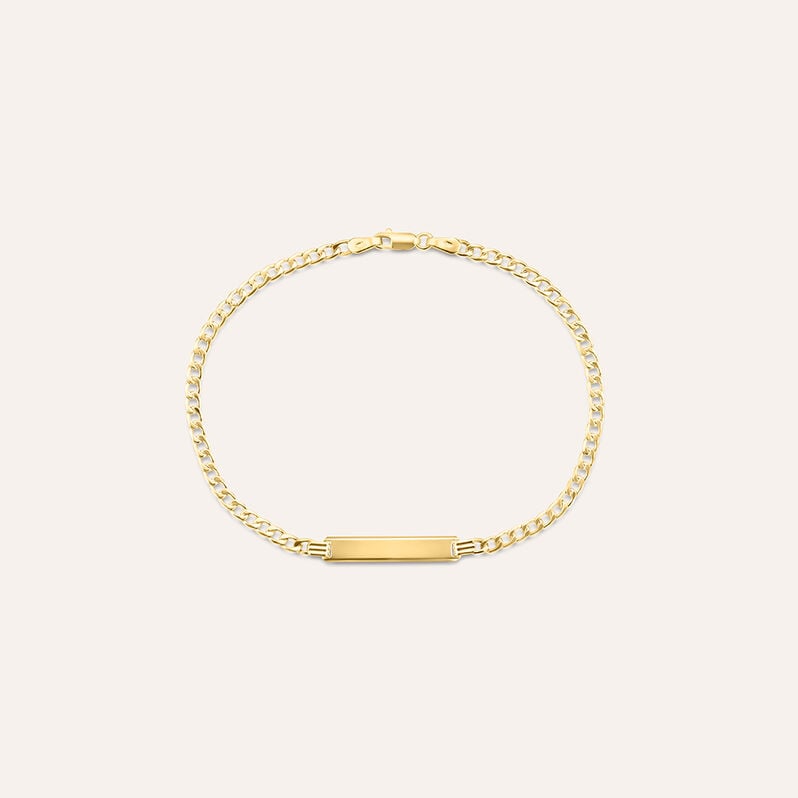 Bracciale Con Targhetta Oro Uomo Oro Giallo - Bracciali Uomo | Stroili