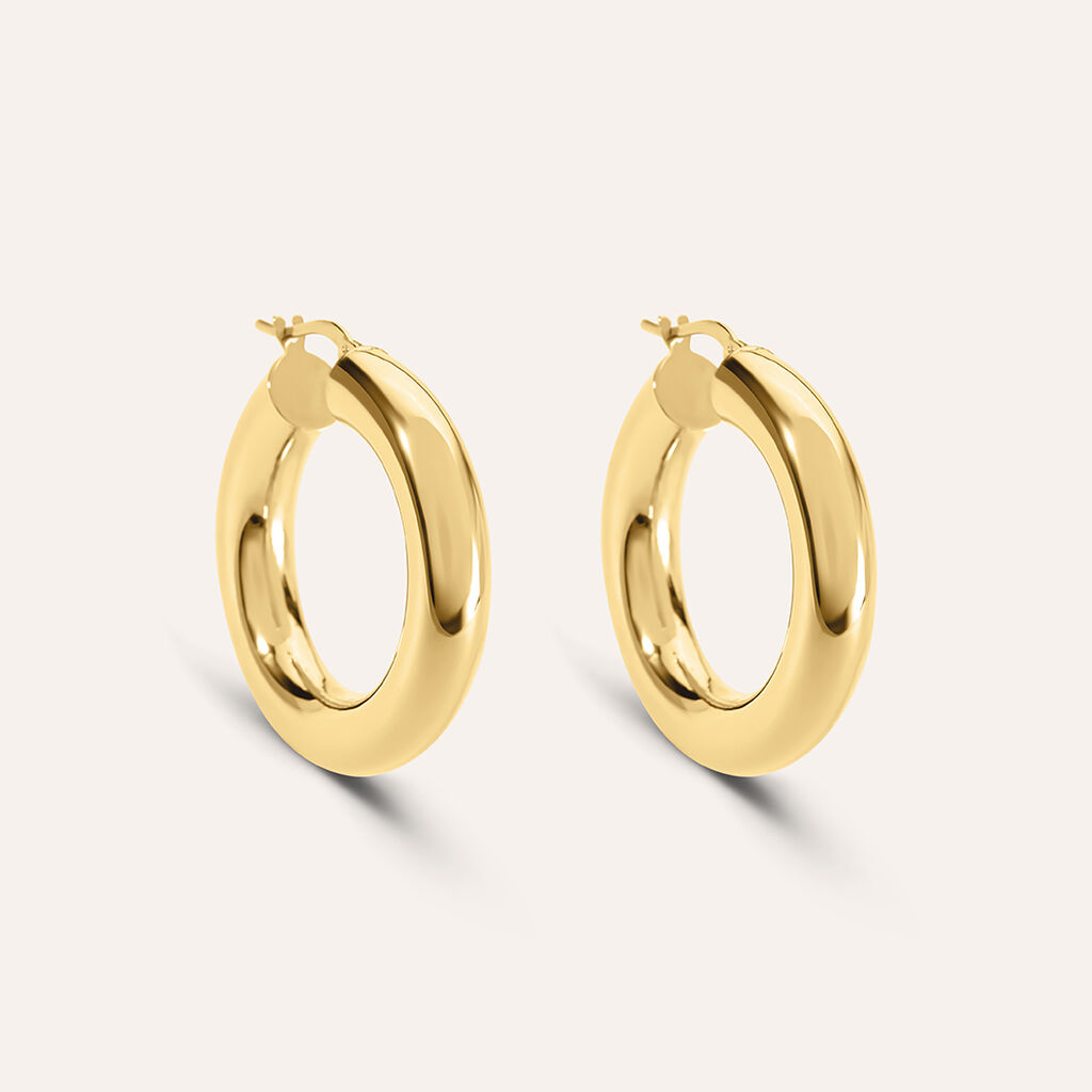 Orecchini A Cerchio Toujours Oro Giallo - Orecchini a Cerchio Donna | Stroili