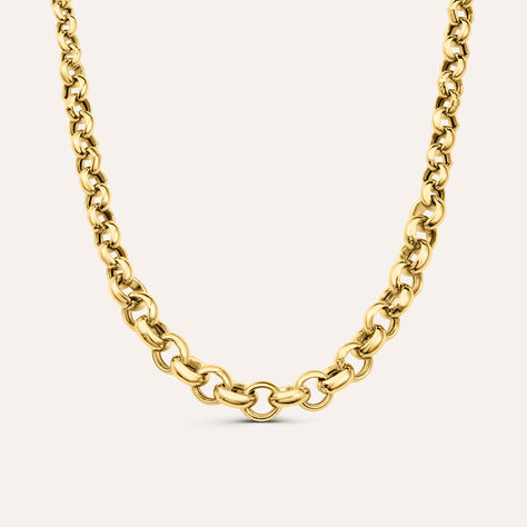 Catena Silver Collection Argento Dorato - Collane Catena Donna | Stroili