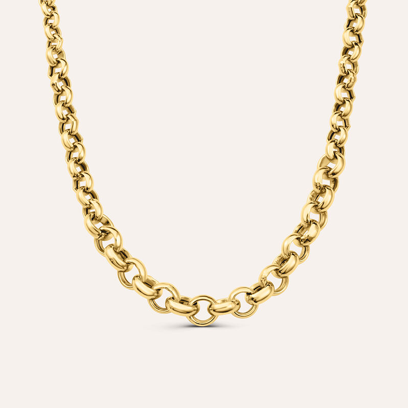 Catena Silver Collection Argento Dorato - Collane Catena Donna | Stroili