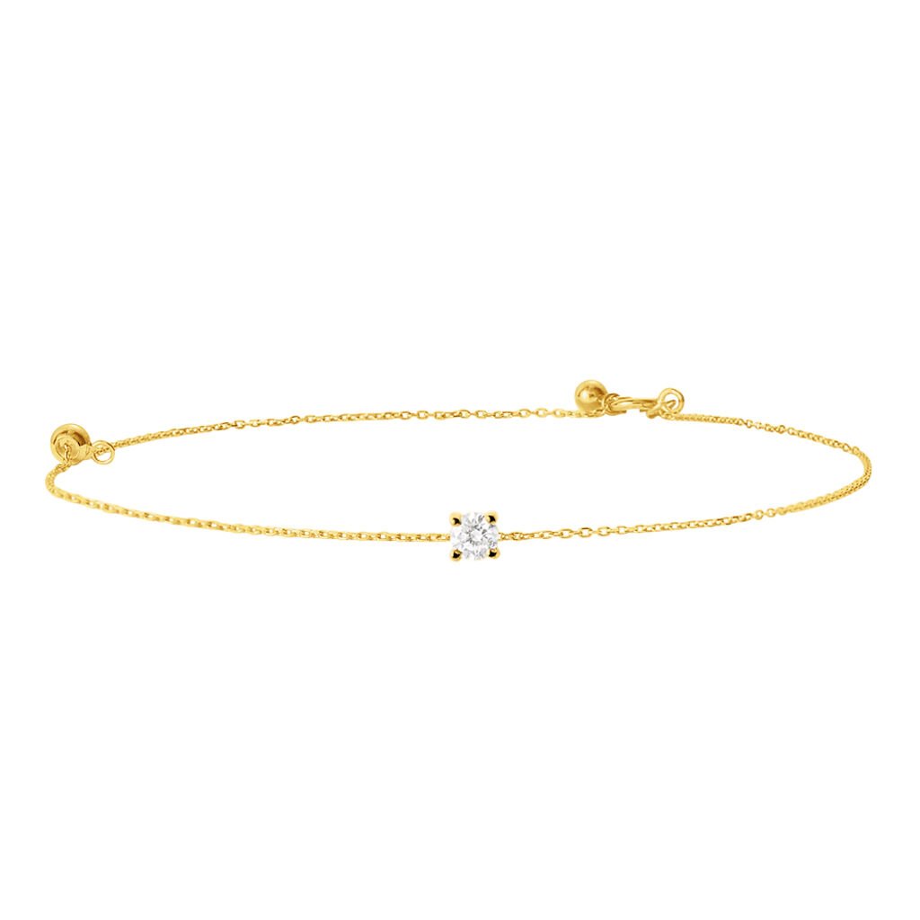 Bracciale Catena Punto Luce Grace Oro Giallo Diamante