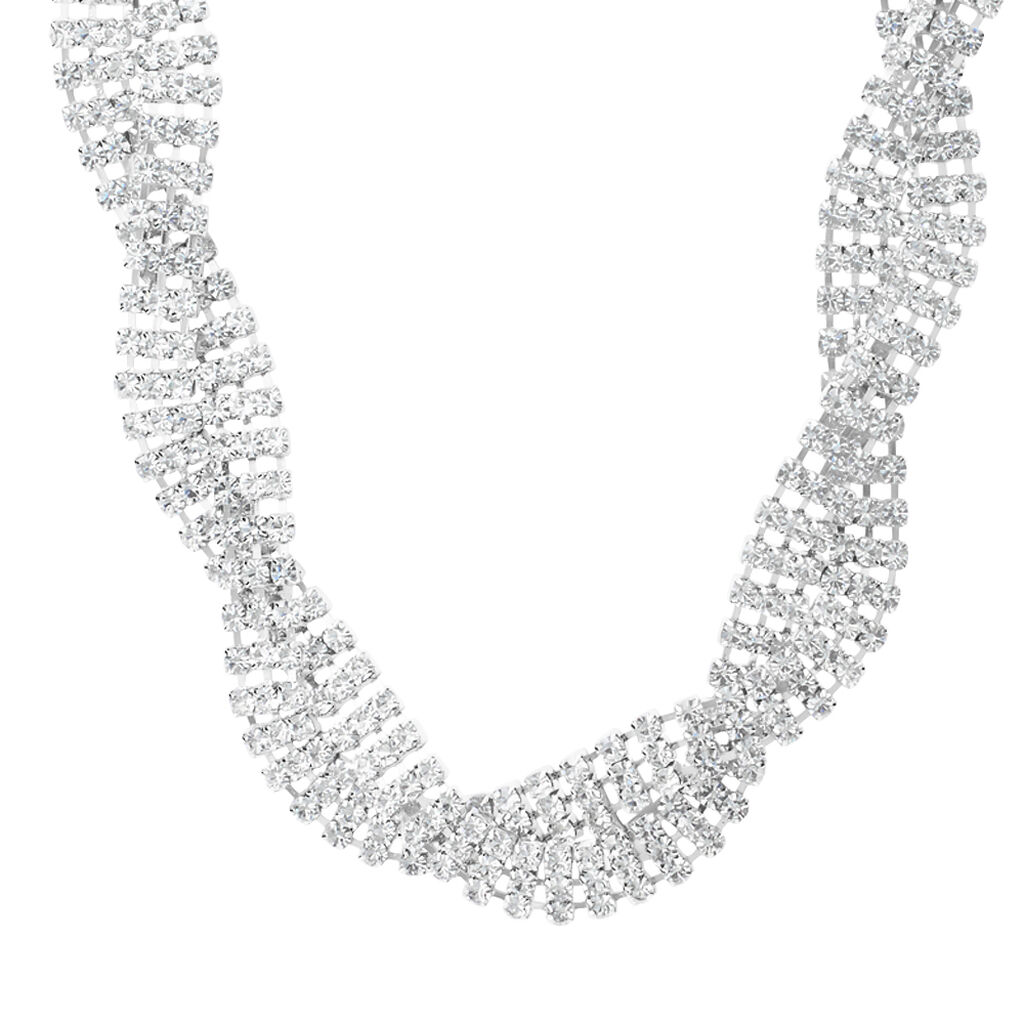 Collana Romantic Shine Metallo Cristallo