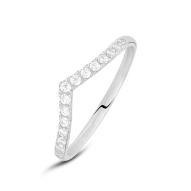 Anello Claire Oro Bianco Zircone