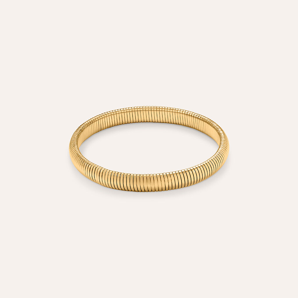Bracciale Tubogas Lady Code Acciaio Dorato - Bracciali Donna | Stroili