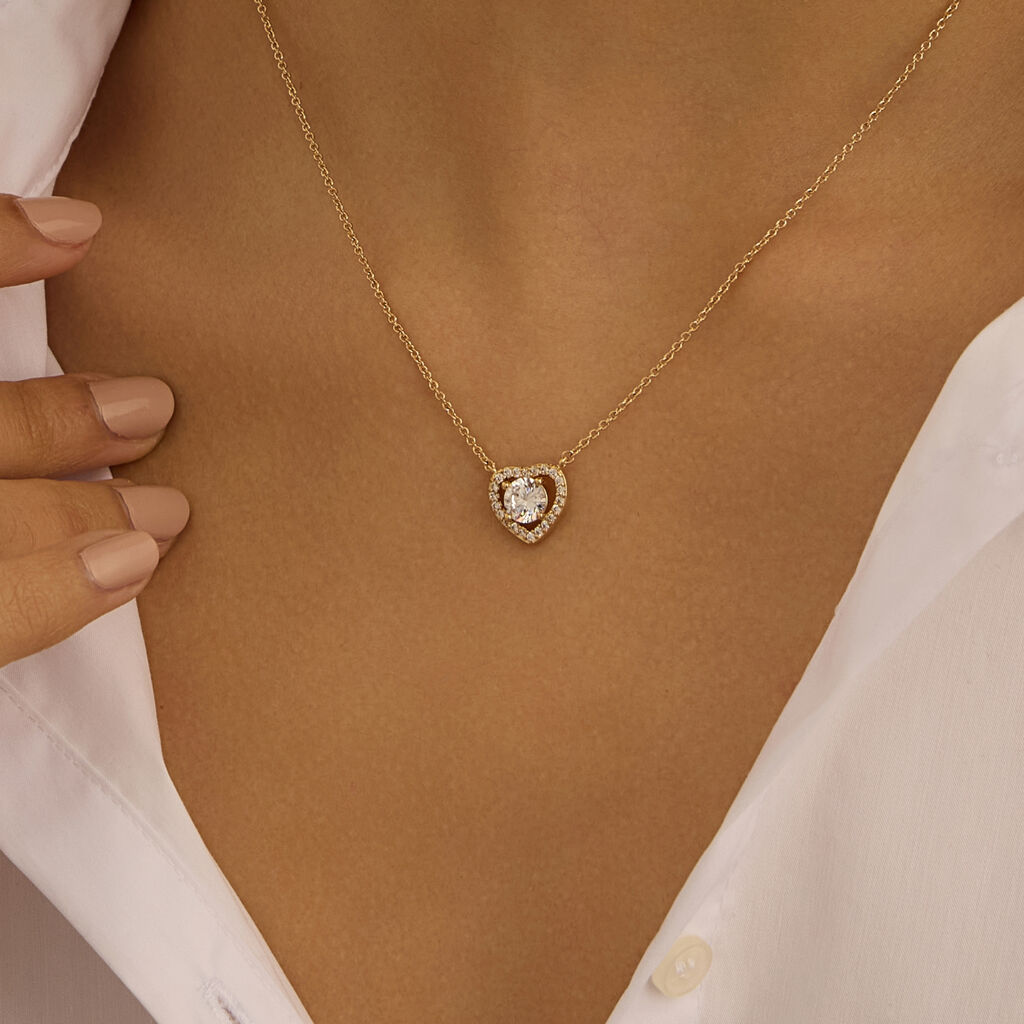 Collana Golden Dream Placcato Oro Giallo Cubic Zirconia