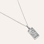 Pendente Tarocchi Carta Della Fortuna Love Beats Argento Rodiato