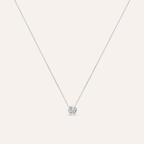 Collana Punto Luce Silver Elegance Argento Rodiato Cubic Zirconia - Collane Punto Luce Donna | Stroili