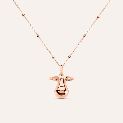 Collana Chiama Angeli Lady Code Acciaio Rosa - Collane Chiama Angeli Donna | Stroili