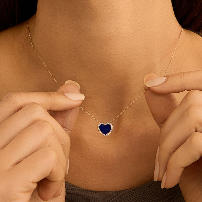 Collana Beverly Oro Giallo Lapislazzuli Cubic Zirconia - Collane Donna | Stroili