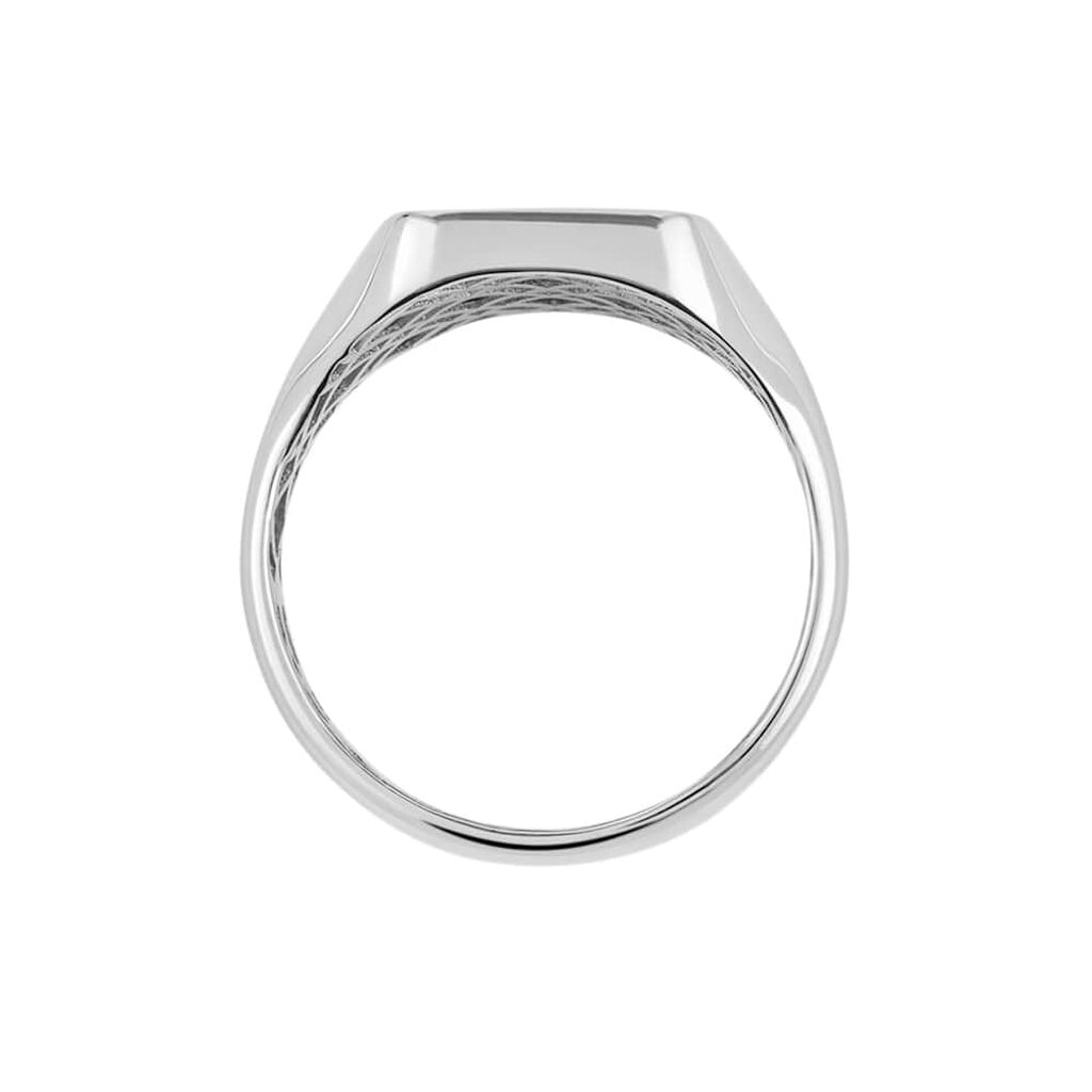 Anello Chevalier L'homme Or Oro Bianco Cubic Zirconia - Anelli Chevalier Uomo | Stroili