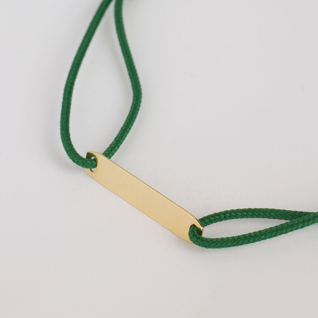 Bracciale Con Targhetta Mon Petit Oro Giallo - Bracciali con Incisione Bambino | Stroili
