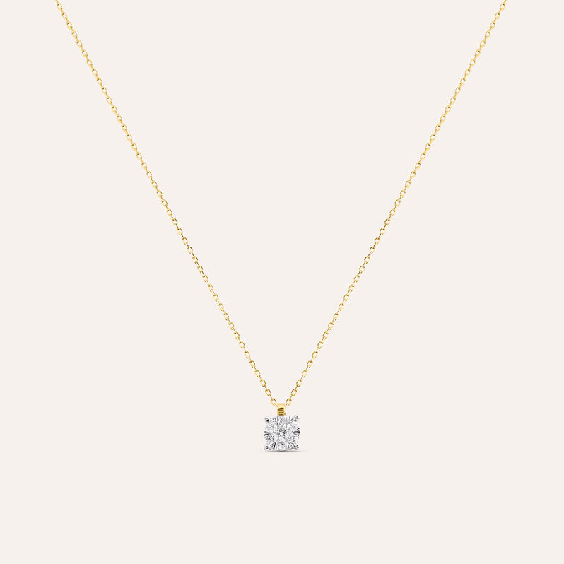 Collana Petali Oro Giallo Diamante - Collane Donna | Stroili